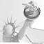 3d model liberty statue