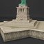 3d model liberty statue