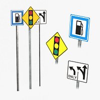 Title Road Signs Pack - Direction and Information