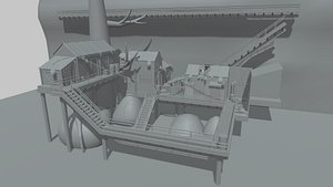 Port Cartoon 3D model