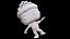 Funko Style Crowned Dab Character  Printable 3D Model 3D model