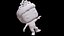 Funko Style Crowned Dab Character  Printable 3D Model 3D model