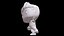 Funko Style Crowned Dab Character  Printable 3D Model 3D model