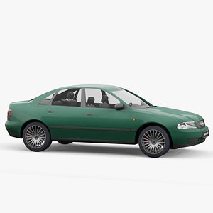 Audi A4 B5 1996 lowpoly 3D model