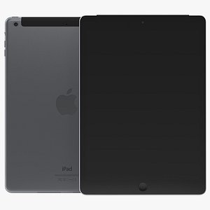ipad air cellular space 3d model