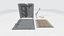 -MHB02F- Mecha Hangar Bay Base and Wall SET 02 Fixture