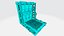 -MHB02F- Mecha Hangar Bay Base and Wall SET 02 Fixture