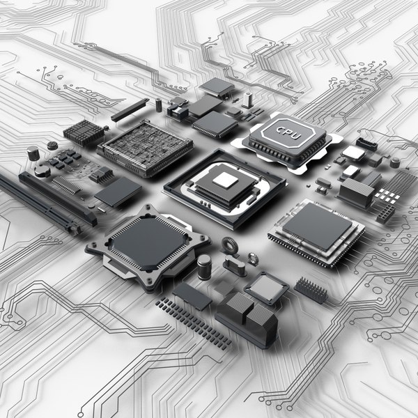 modelo 3d Kit de construcción de placa base - TurboSquid 2411583