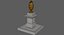 Fantasy Ancient Golden Urn model