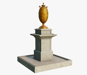 Fantasy Ancient Golden Urn