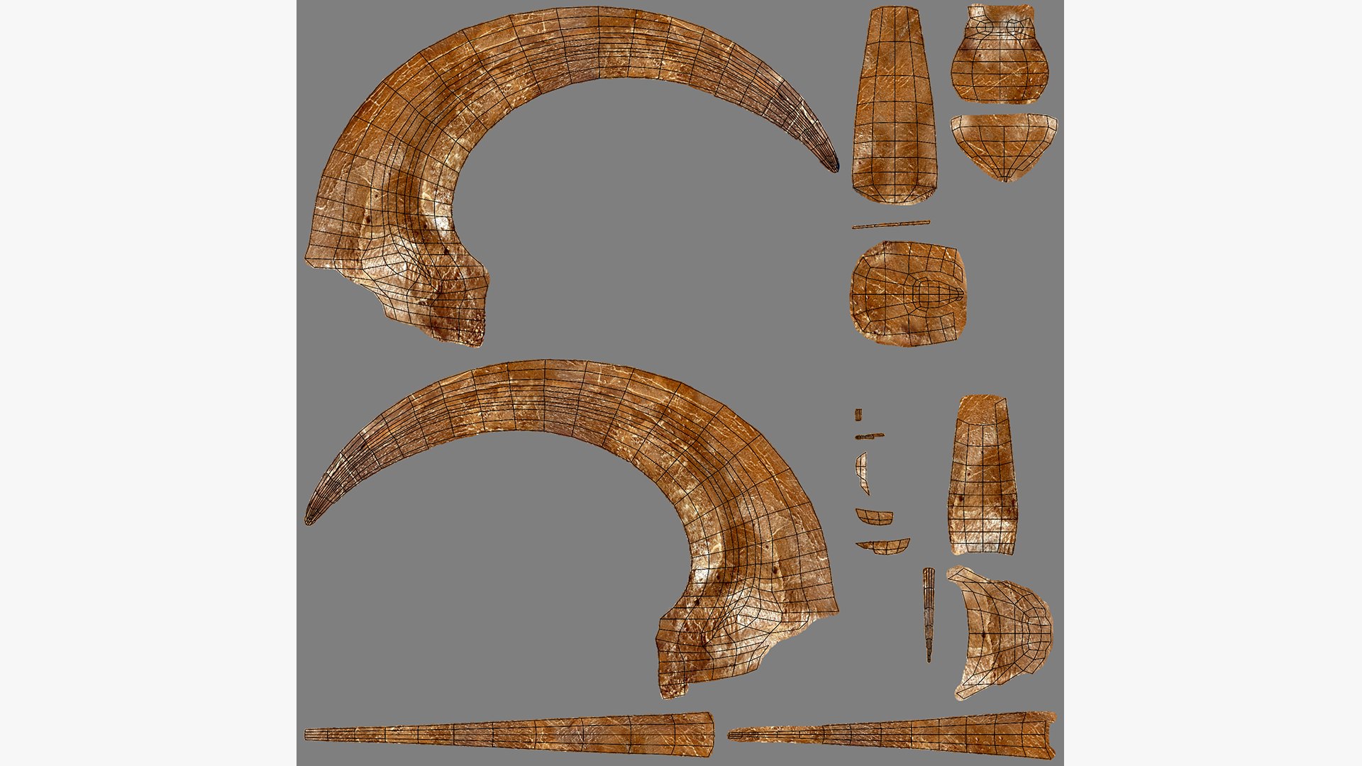 Realistic Velociraptor Claw 3d 3ds