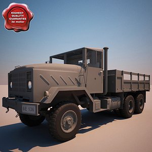 3ds max m923 transport truck v1
