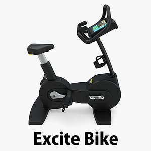 - excite bike technogym 3D model