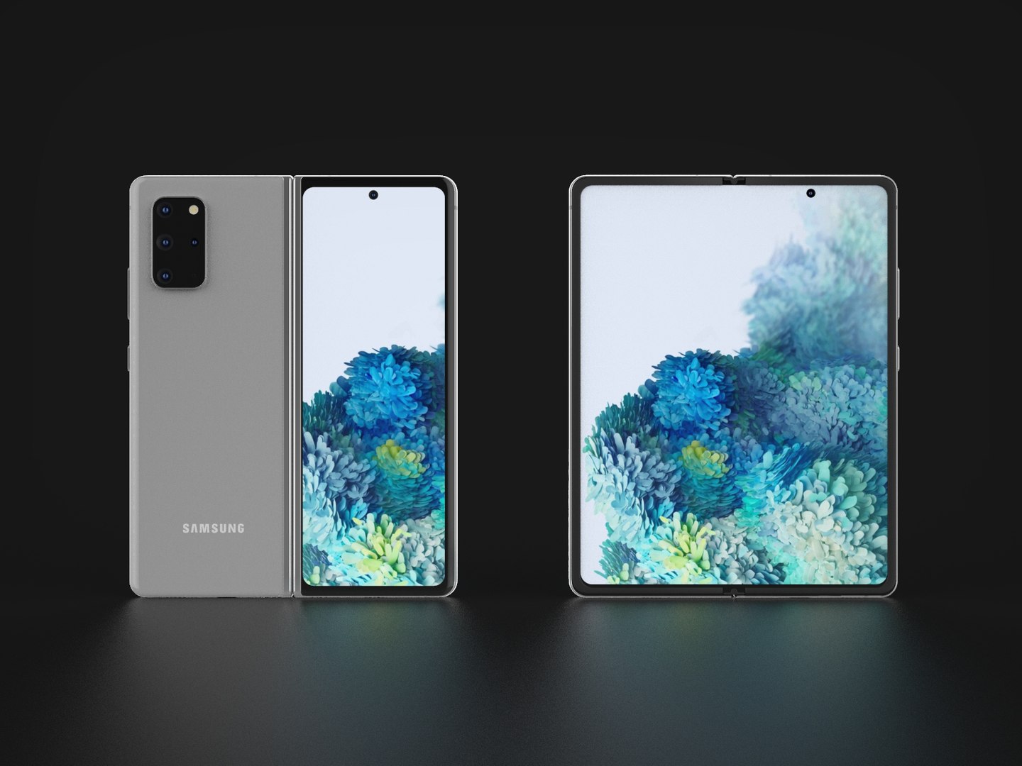 Concept Galaxy Fold 2 3D Model - TurboSquid 1582876