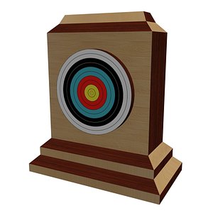 3D archery target model