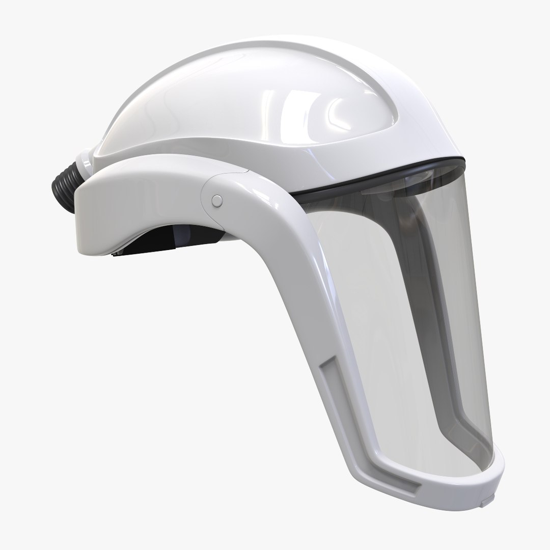 Facial faceshield helmet model - TurboSquid 1709685