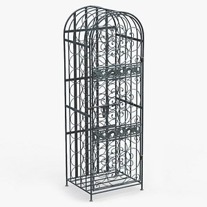 3D Wine Storage Cage Old model