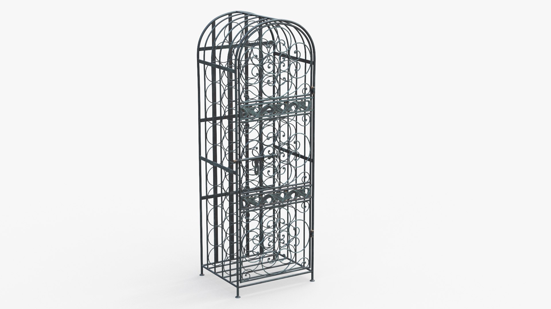 Wine Storage Cage Old 3D model preview