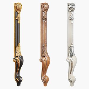 Classic leg 054 3D model