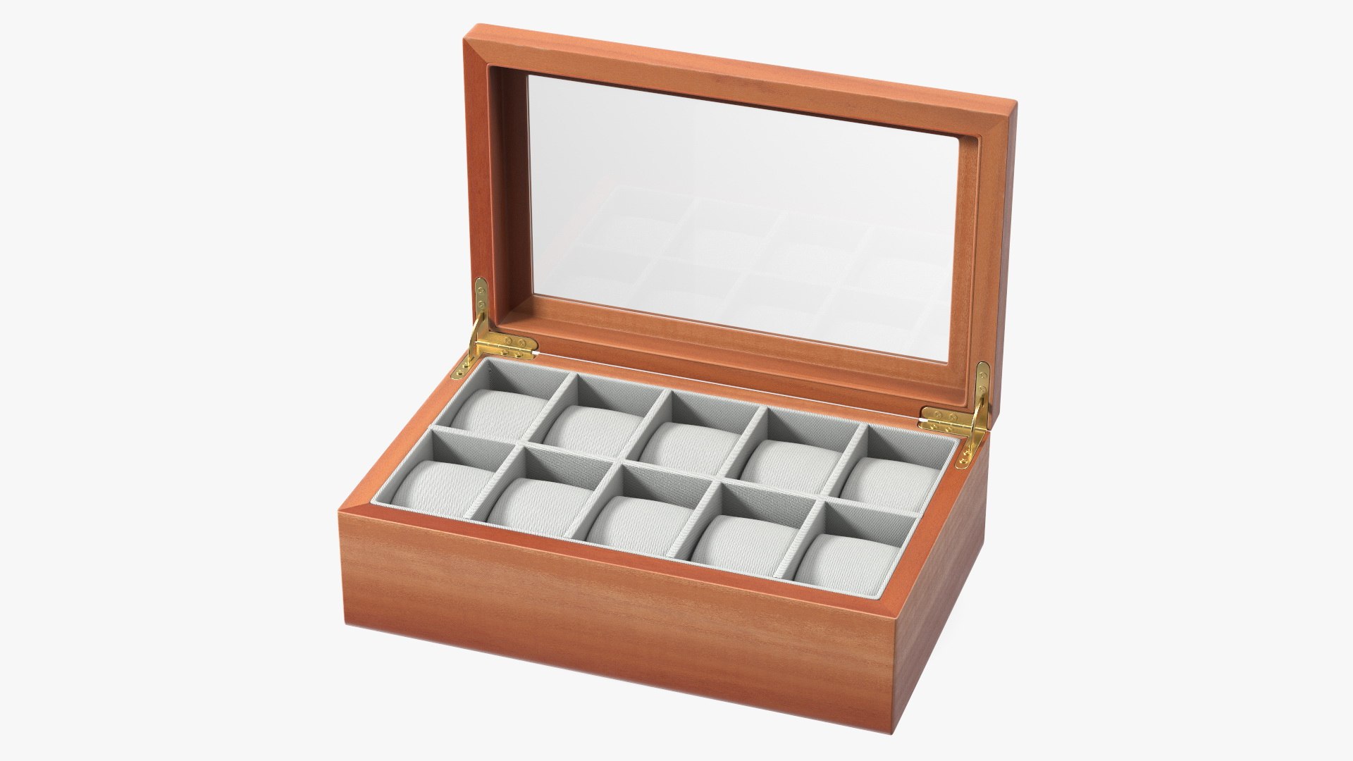 Watch Display Box Wooden 3D model preview