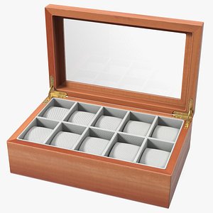 3D Watch Display Box Wooden