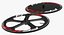 Track Bike Wheelset 3D Model