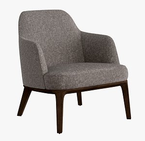3D chair poliform jane brown model