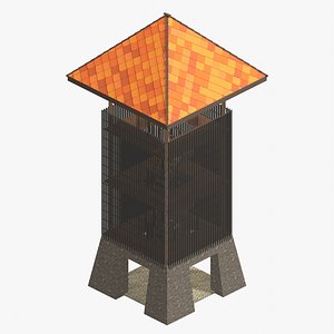 3D Tropical pavilion 26A51