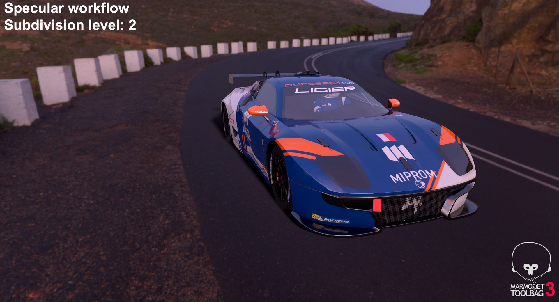 Ligier JS2 R M RacingTeam model https://p.turbosquid.com/ts-thumb/AO/xpUG4i/gV/screenshot019/png/1650959996/1920x1080/fit_q87/07dd50dc62c61a361f1fd055b28d6dd102bd0d07/screenshot019.jpg