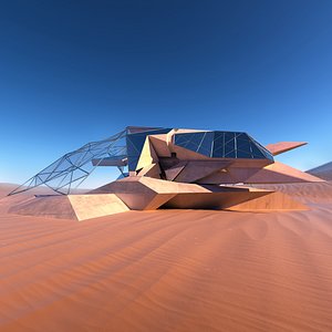 3d model military base