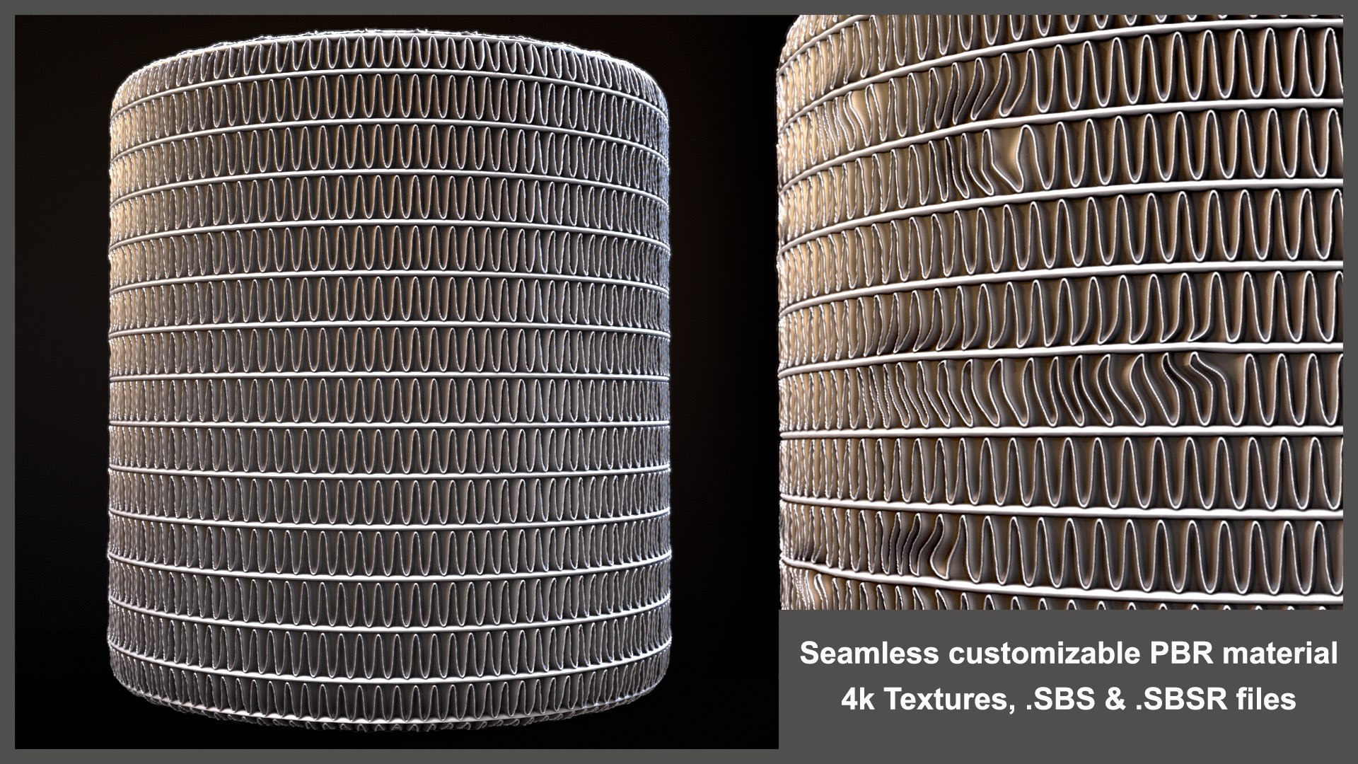 3D Radiator grill customizable substance material https://p.turbosquid.com/ts-thumb/AP/5JaXzn/ju/radiatorsubstancematerial/jpg/1738763358/1920x1080/fit_q87/01e8d1bee5f175b95495ba4f83ce7ce0df0e57e9/radiatorsubstancematerial.jpg