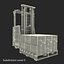Rider Stacker Red e conjunto de modelos 3D de pale
