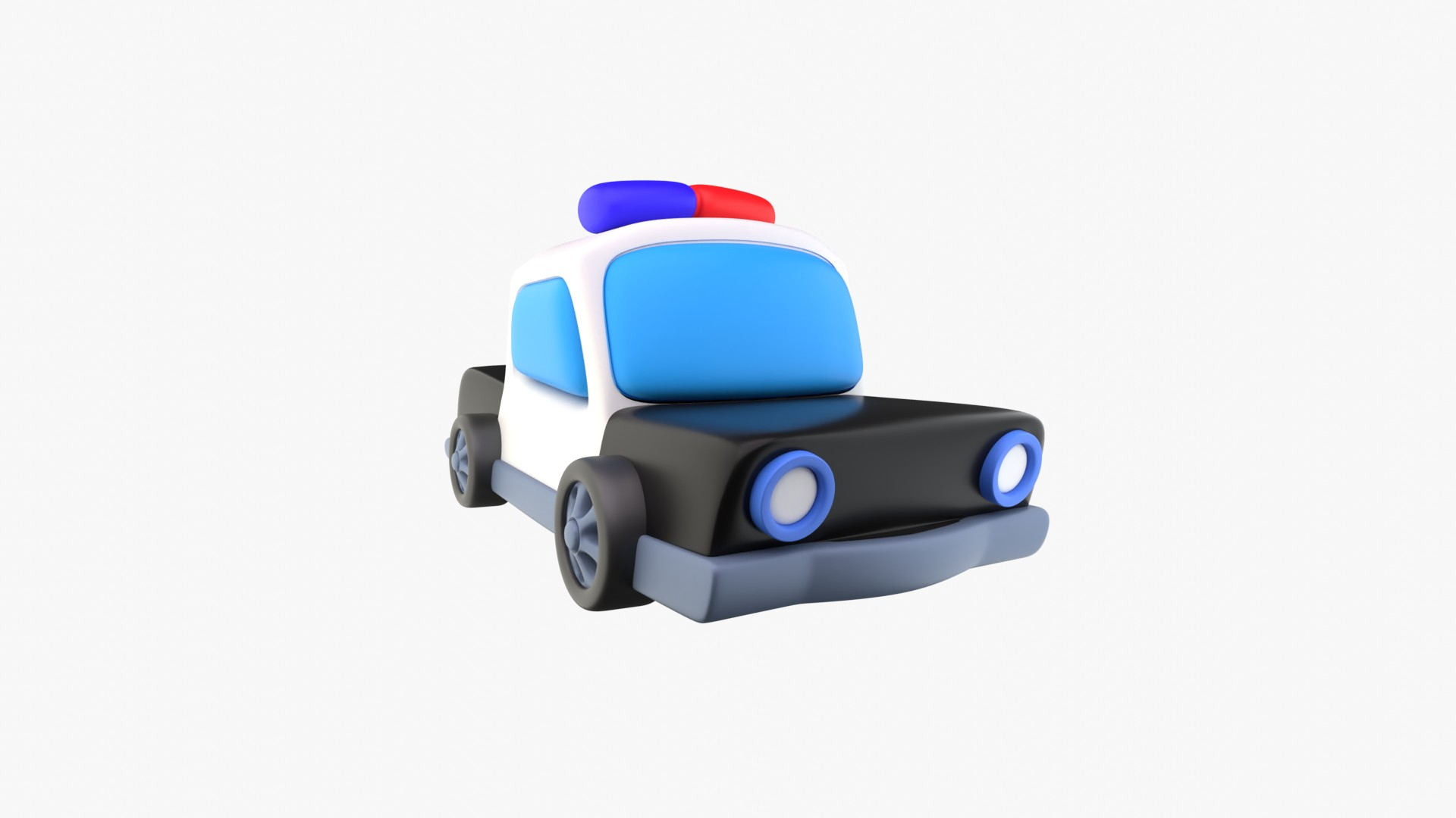 3D Police Car - TurboSquid 2246253