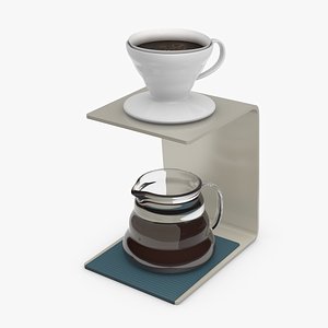 3D coffee dripper model