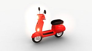 Cartoon Motorbike