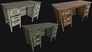 Old Office Table PBR