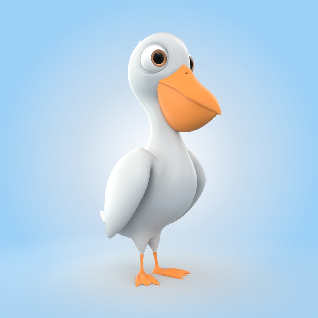 3D Pelican - TurboSquid 1809256