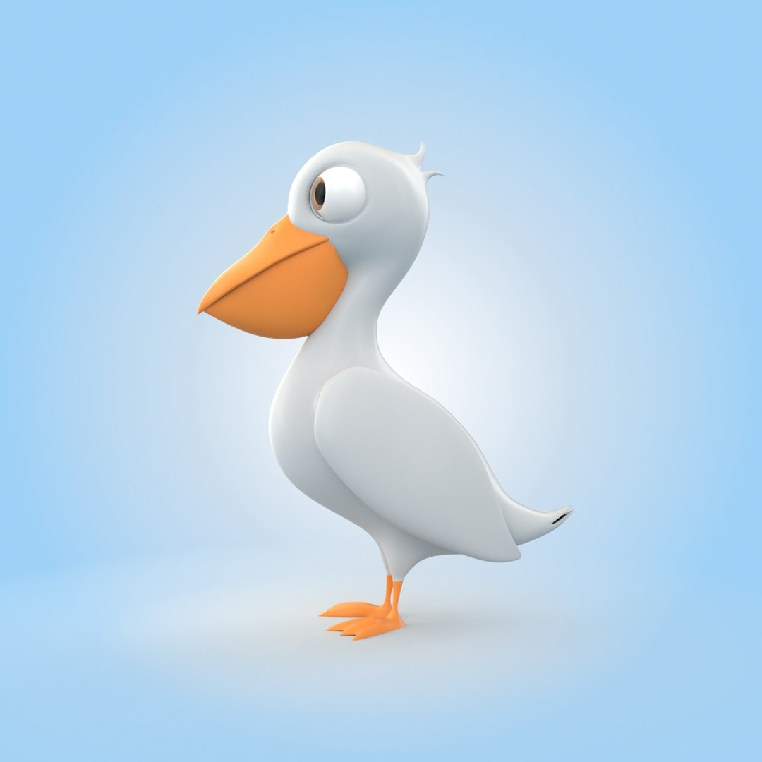 3d Pelican - Turbosquid 1809256