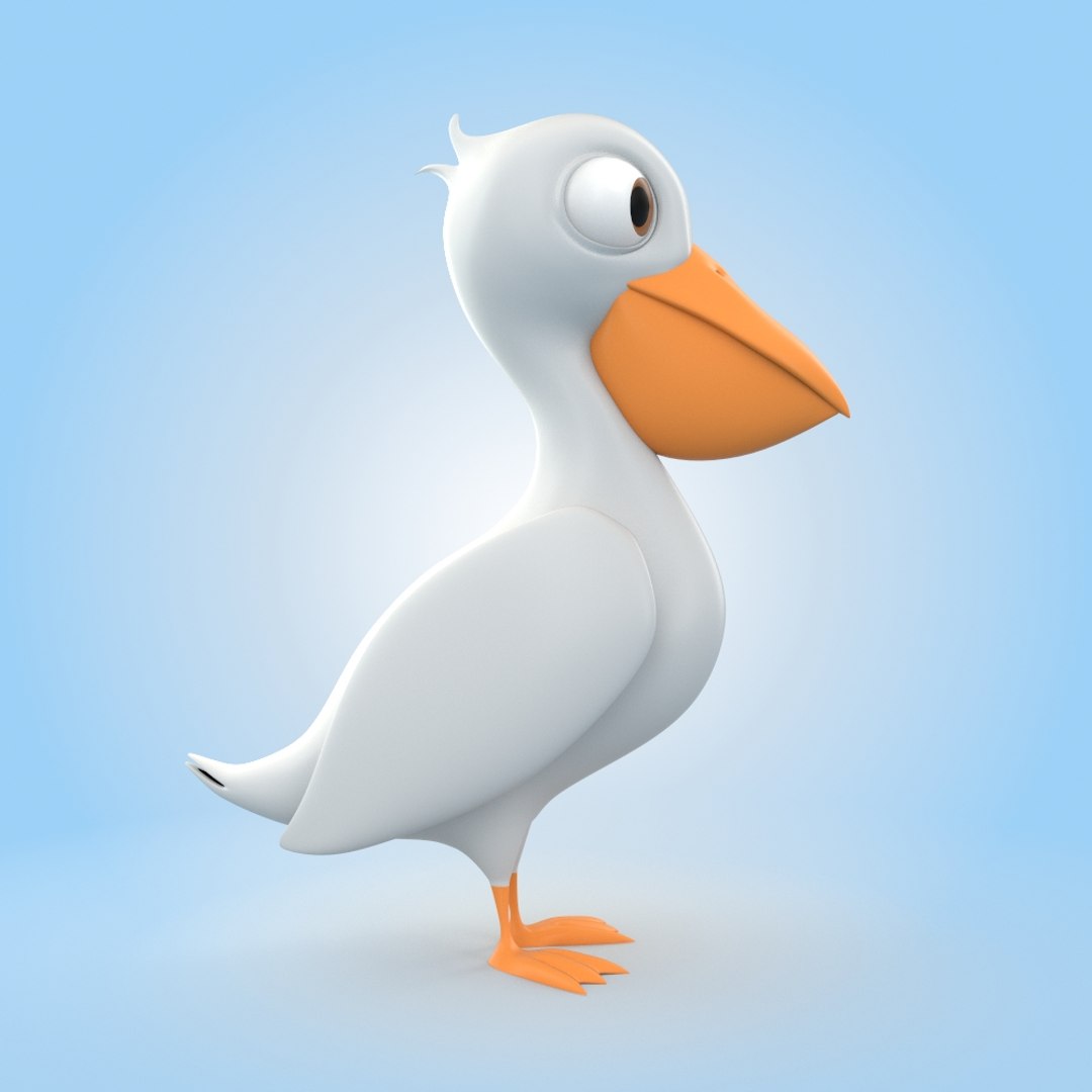 3D Pelican - TurboSquid 1809256