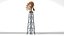 Cartoon windmill 3D