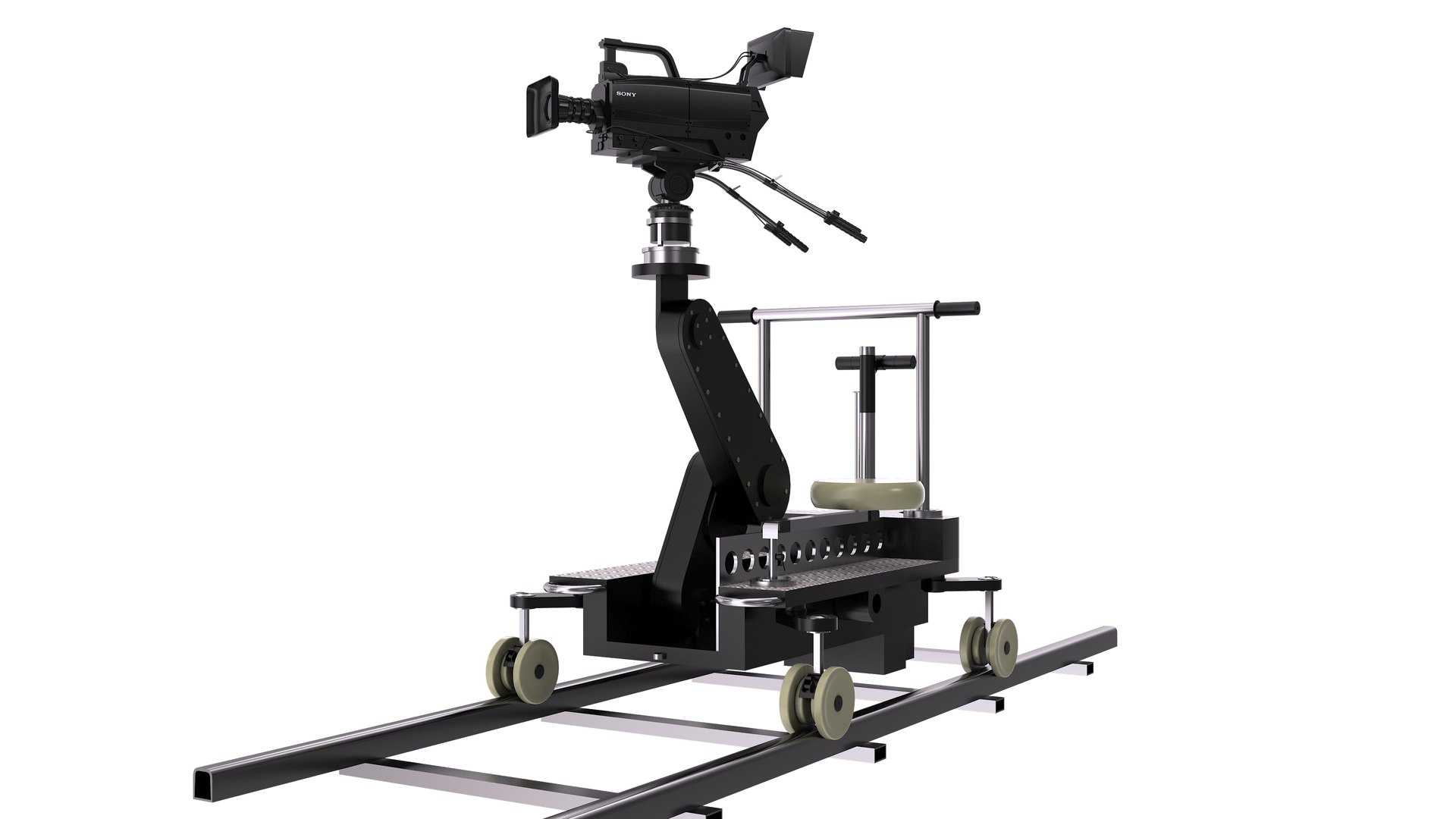 Movie Camera Dolly Model TurboSquid 1837213