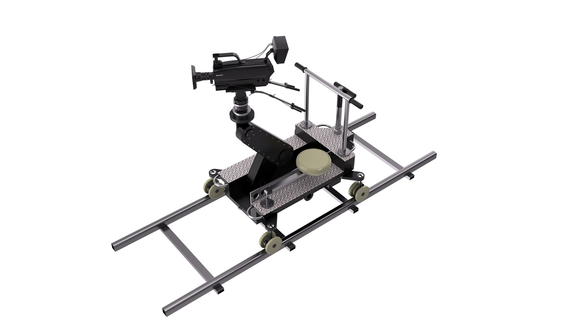 Movie Camera Dolly Model TurboSquid 1837213