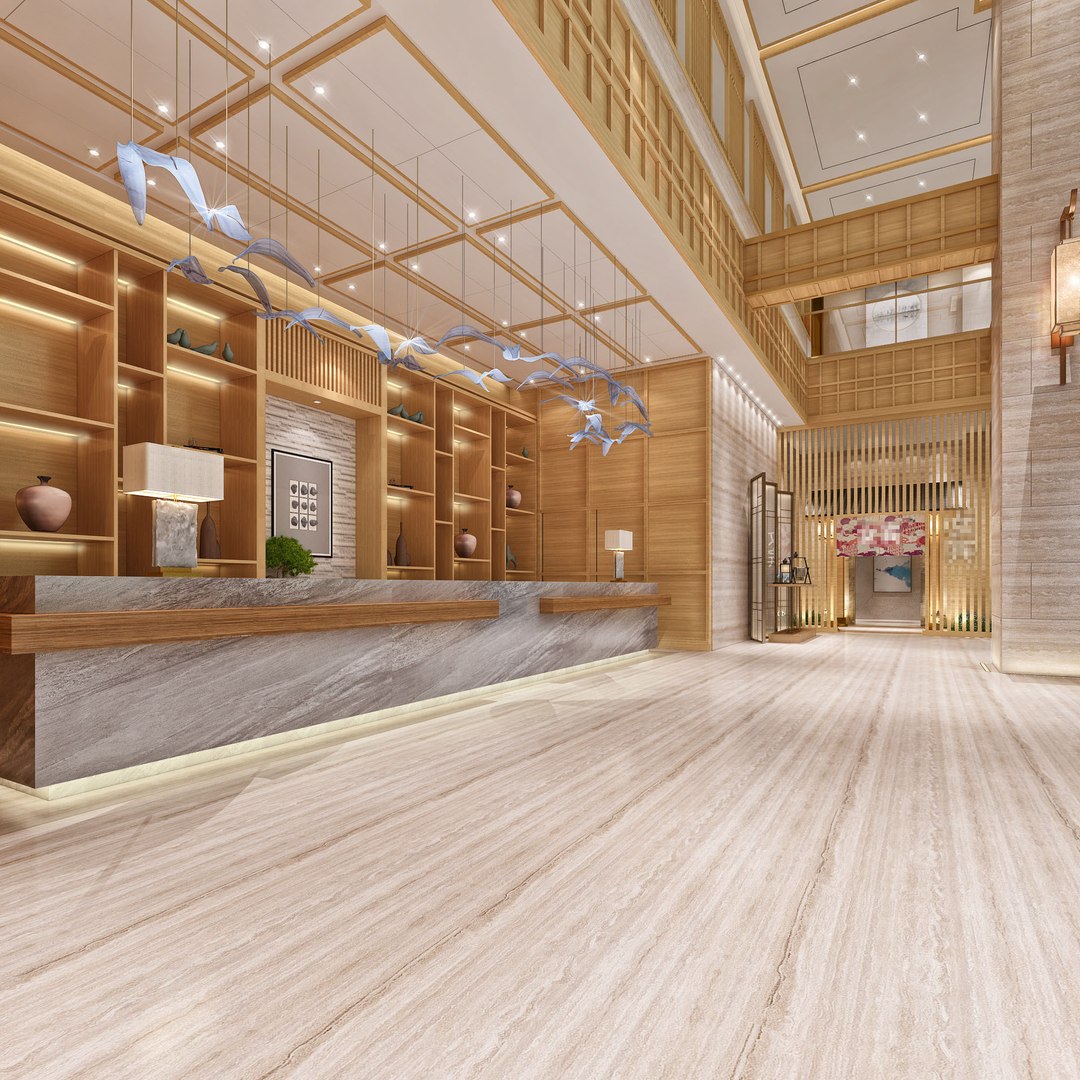 Hotel Lobby 12 3D Model - TurboSquid 2375052