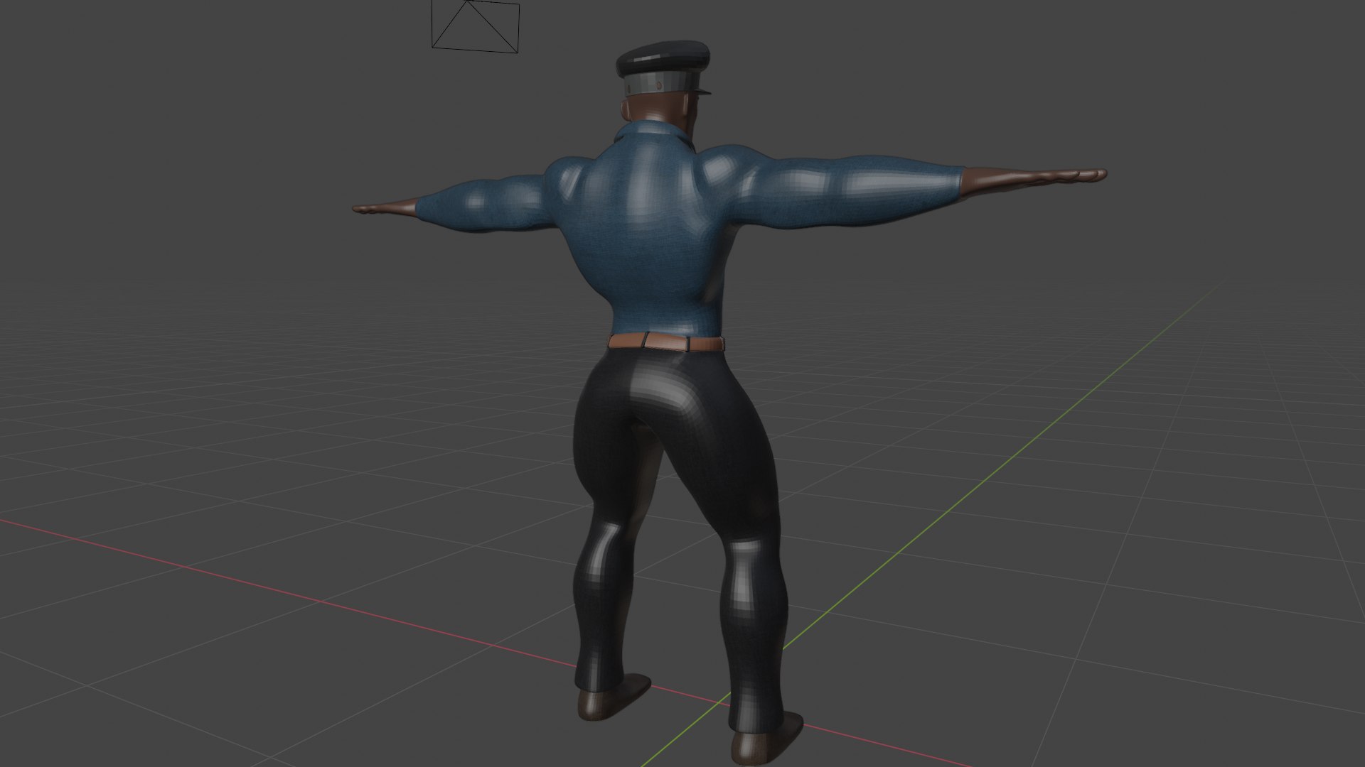 Male Cop Model - TurboSquid 2415761