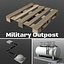3D model military outpost