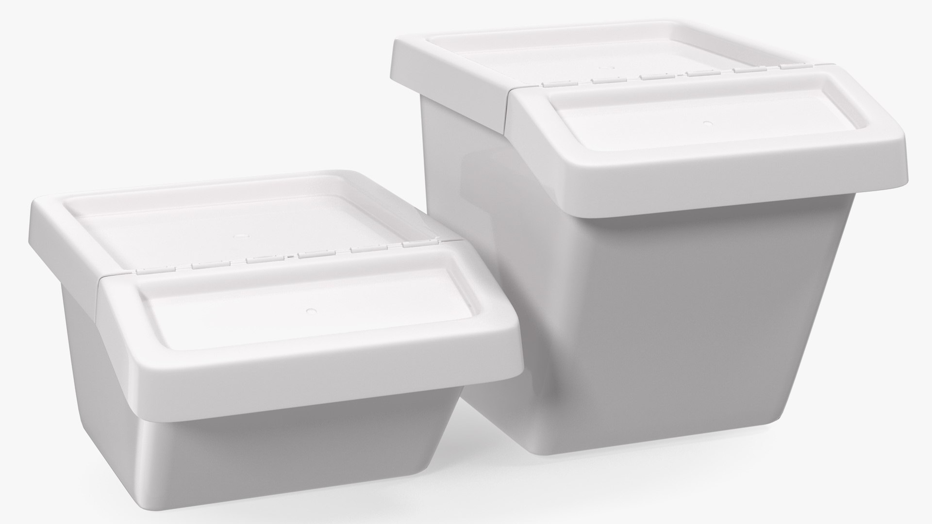 Storage containers lid set 3D model - TurboSquid 1511241