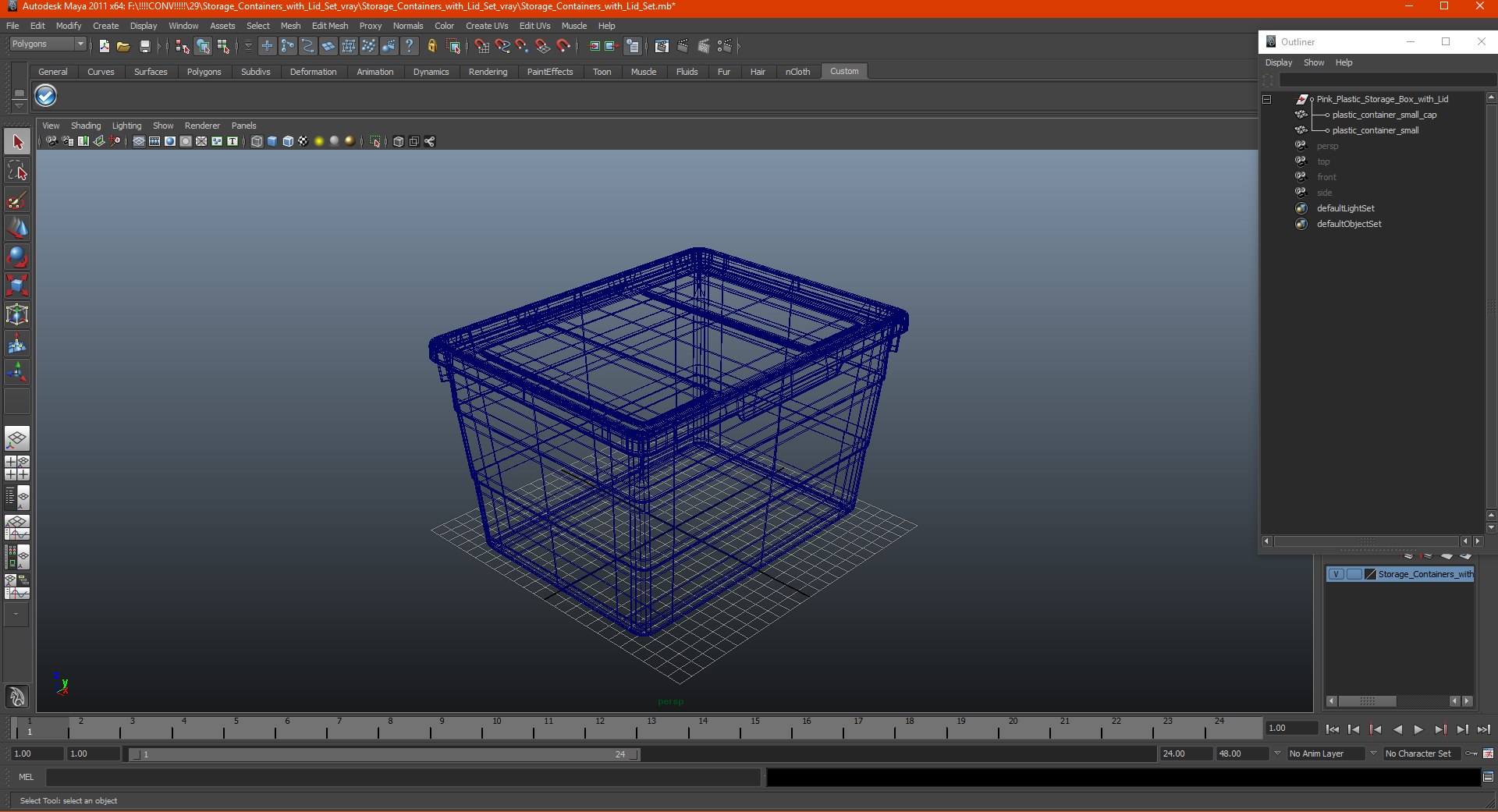 Storage Containers Lid Set 3D Model - TurboSquid 1511241