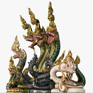 Asian Naga Sculptures