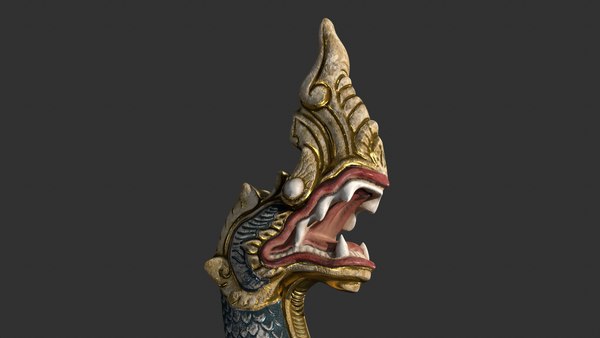 modelo 3d Esculturas asiáticas Naga - TurboSquid 2239901