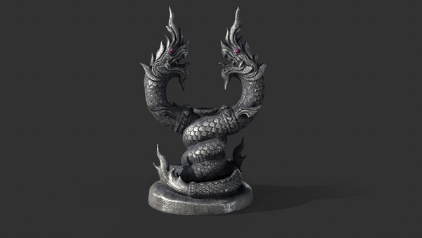 modelo 3d Esculturas asiáticas Naga - TurboSquid 2239901